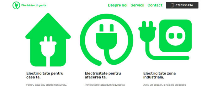 electrician-urgent.ro  - Web Design Florin Iliescu