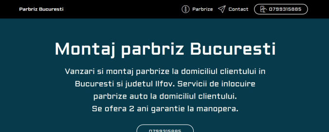 Parbriz Bucuresti - Site creat de Florin Iliescu